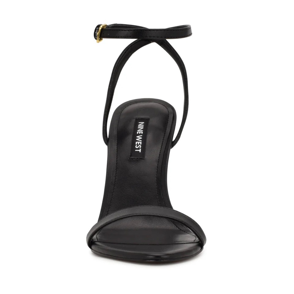 Nine West Black Strappy Heels